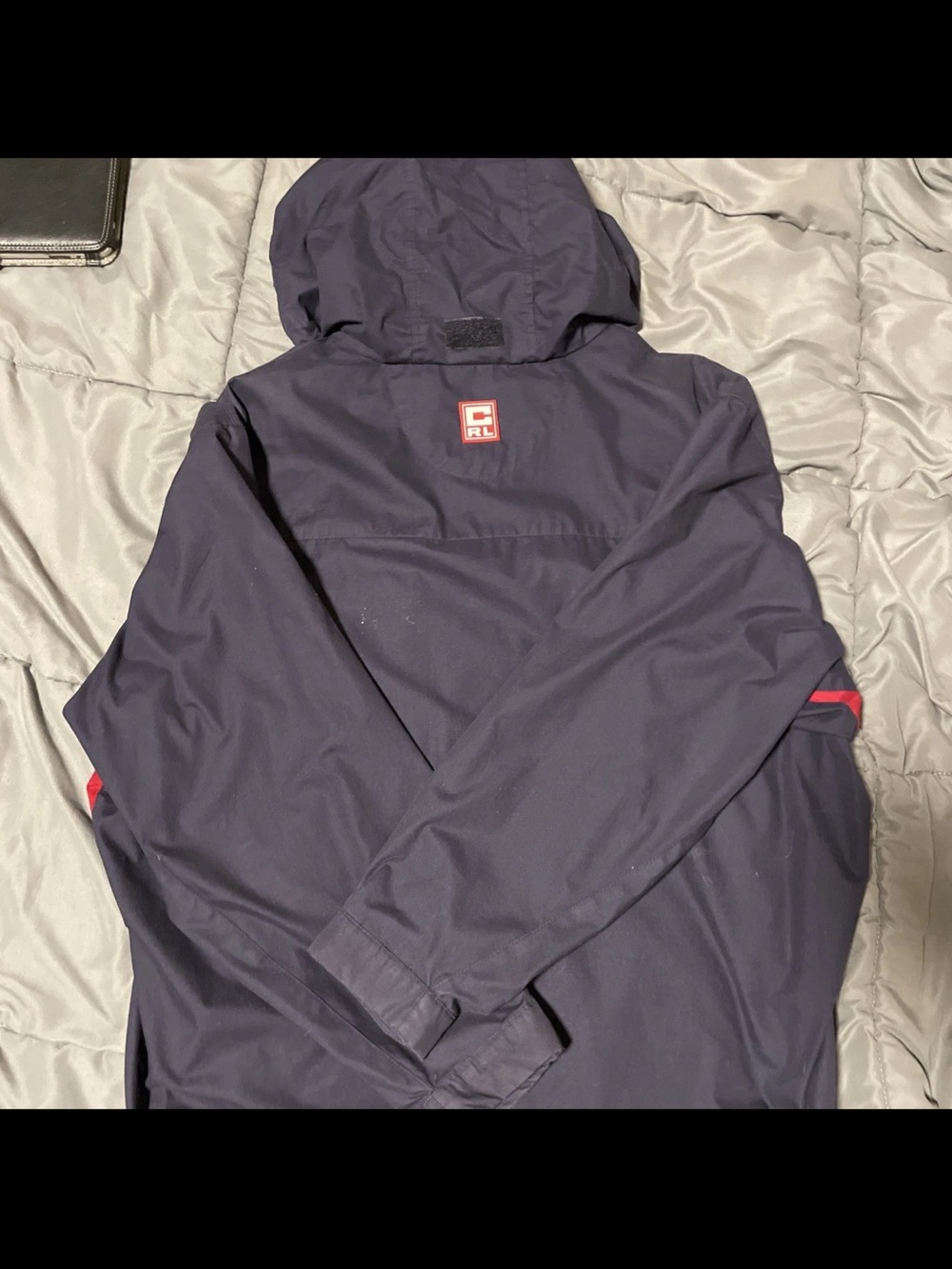 Vintage Chaps Ralph Lauren Navy Blue Pullover Windbreaker Rain Jacket Men’s L - Picture 4 of 7